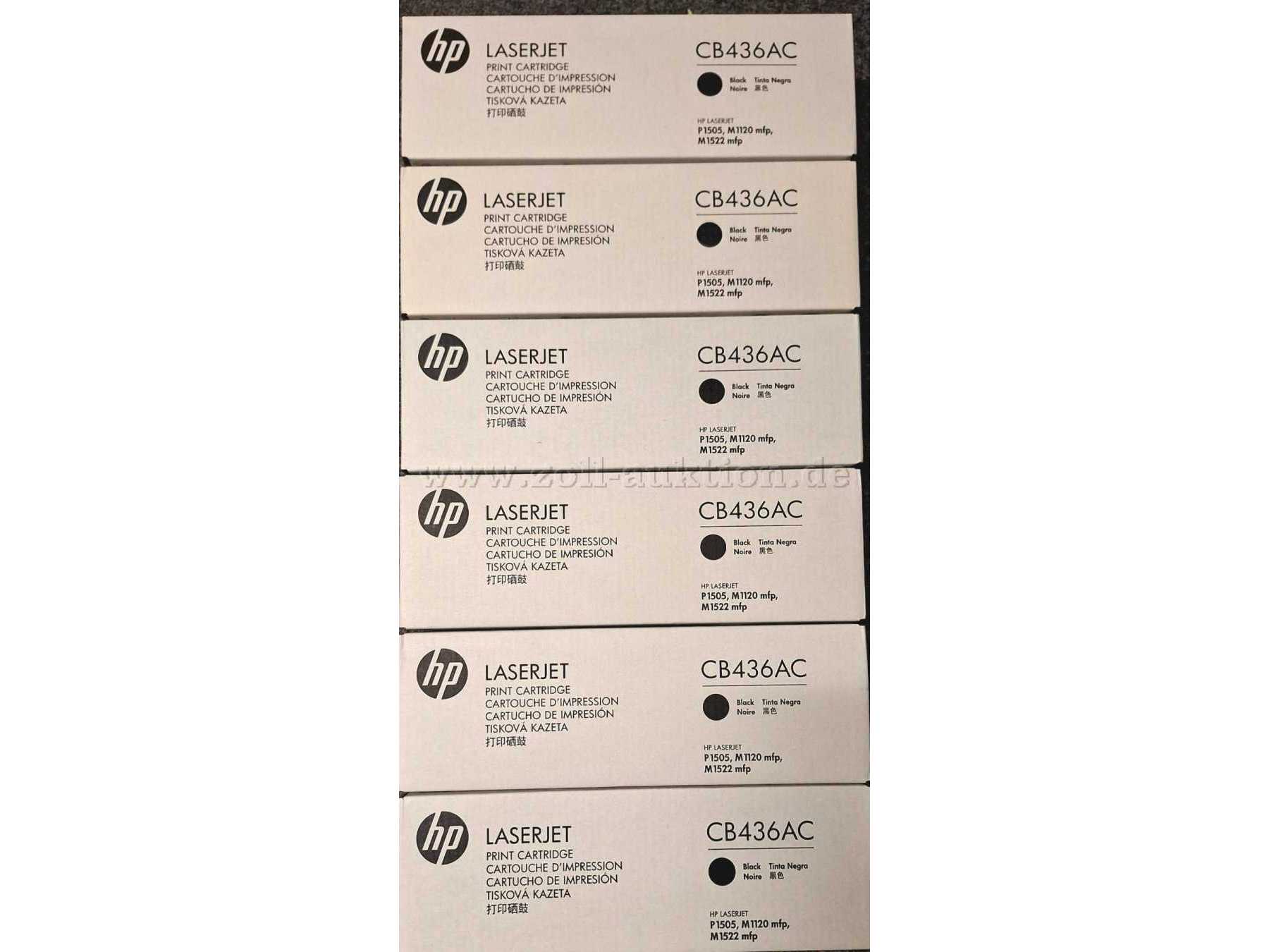 HP Toner CB436AC 
Vorderseite