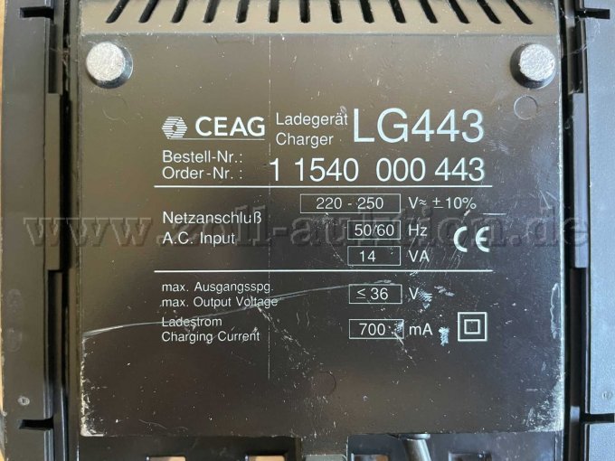 6 Handscheinwerfer Typ SEB 8 mit einem Ladegerät – foto 2 – kavel bij Zoll-Auktion, Jockgrim
