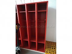 Ansicht der Schränke von vorne