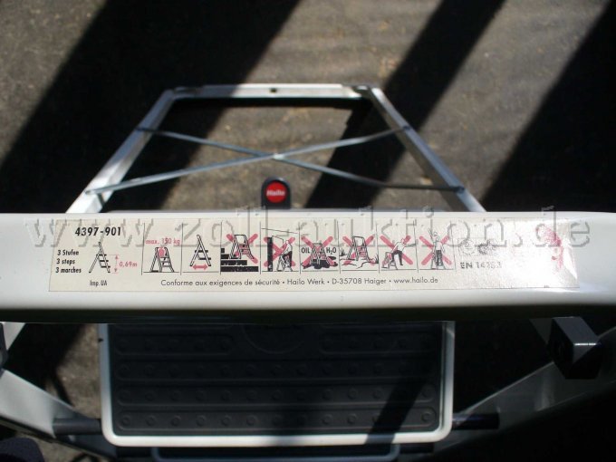 Hailo Klapptritt 3 Stufen _weitere Hinweise