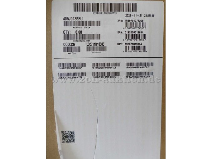 Angaben auf Verpackung