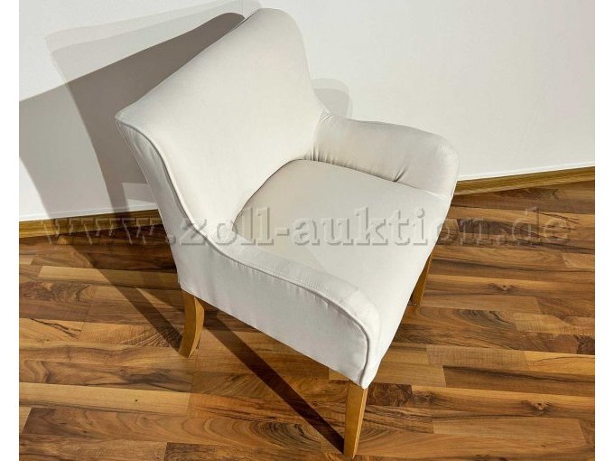 Polsterstuhl Leopold mit Arm-lehne -vo9n links-