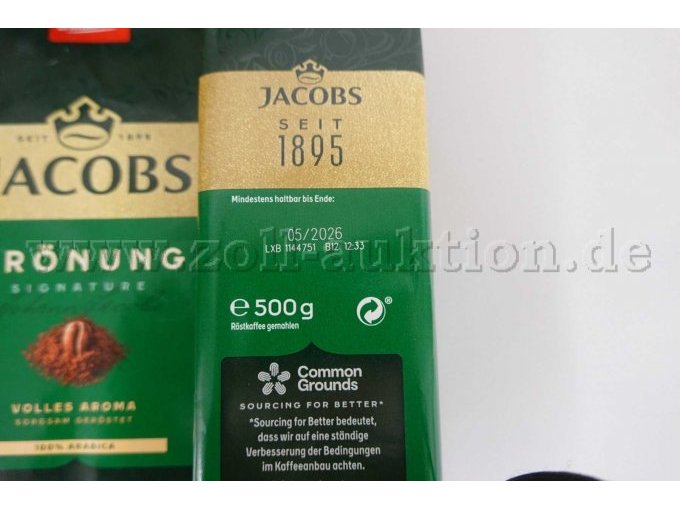 Röstkaffee "Jacobs Krönung Signature" gemahlen á 500g, ovp.                    MDH: 05/2026