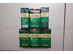 6 Pakete Kaffee Jacobs Krönung Signature, gemahlen á 500g, ovp.
MHD 12/2026