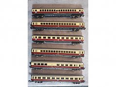 6 Personenwaggons für Ho Spur