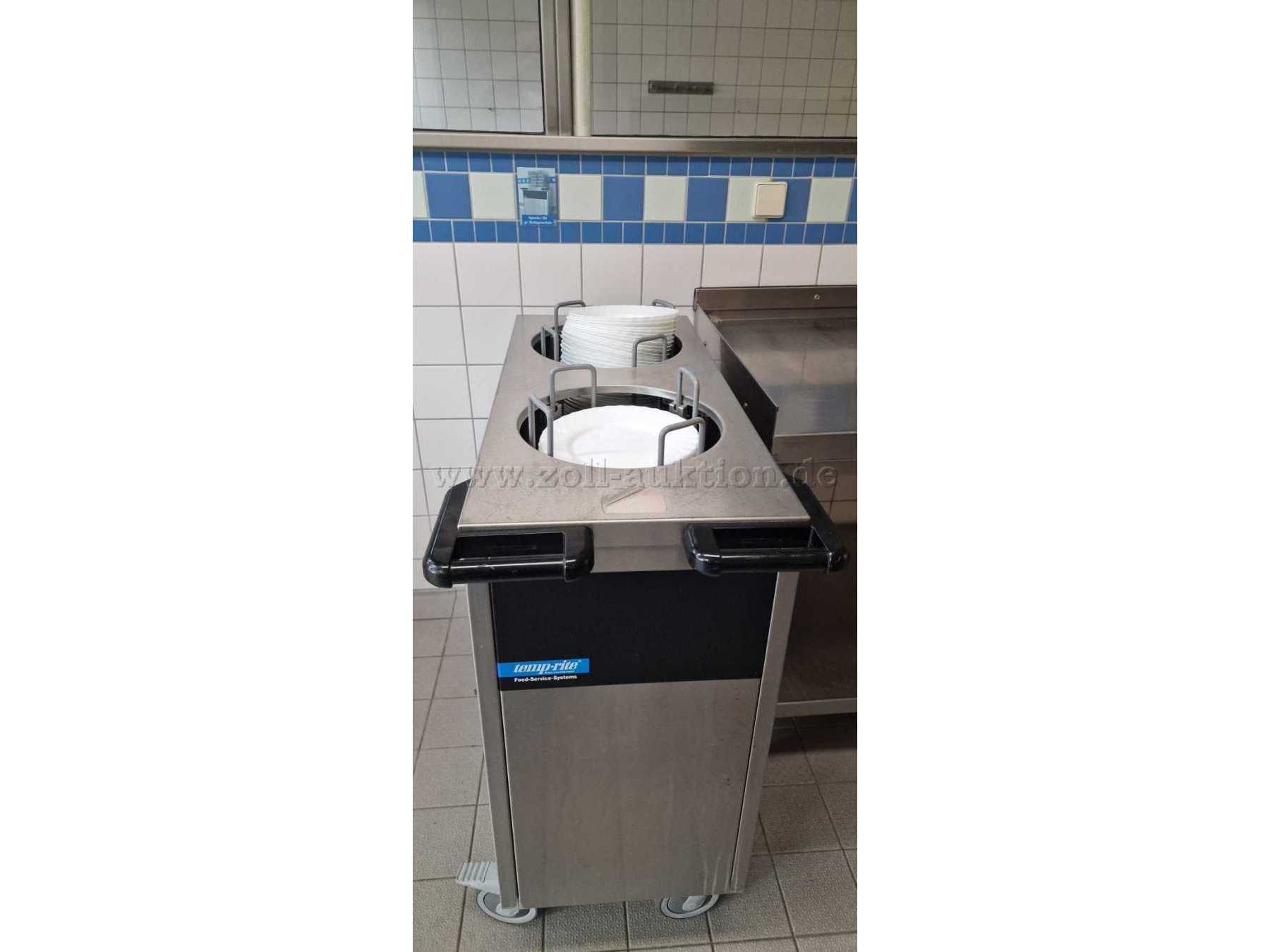 Tellerwagen unbeheizt (diese Teller gehören nicht zur Auktion)