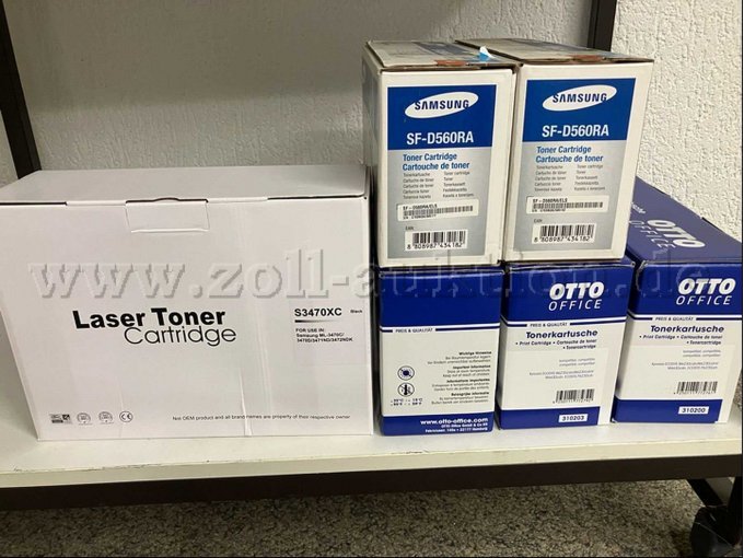 6 Tonerkartuschen-Konvolut Samsung/Kyocera (alt, ungeöffnet noch originalverpackt) – foto 3 – kavel bij Zoll-Auktion, Mönchengladbach