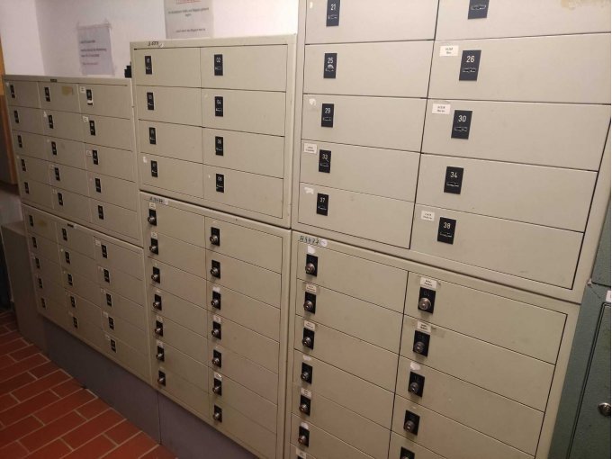 Innenansicht der Fächer