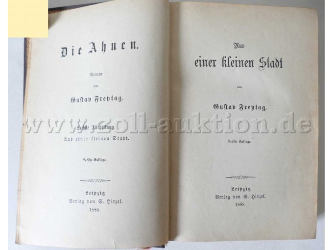 6 antiquarische Bände - Die Ahnen von Gustav Freytag, 1888 - 1891 – foto 16 – kavel bij Zoll-Auktion, Dresden