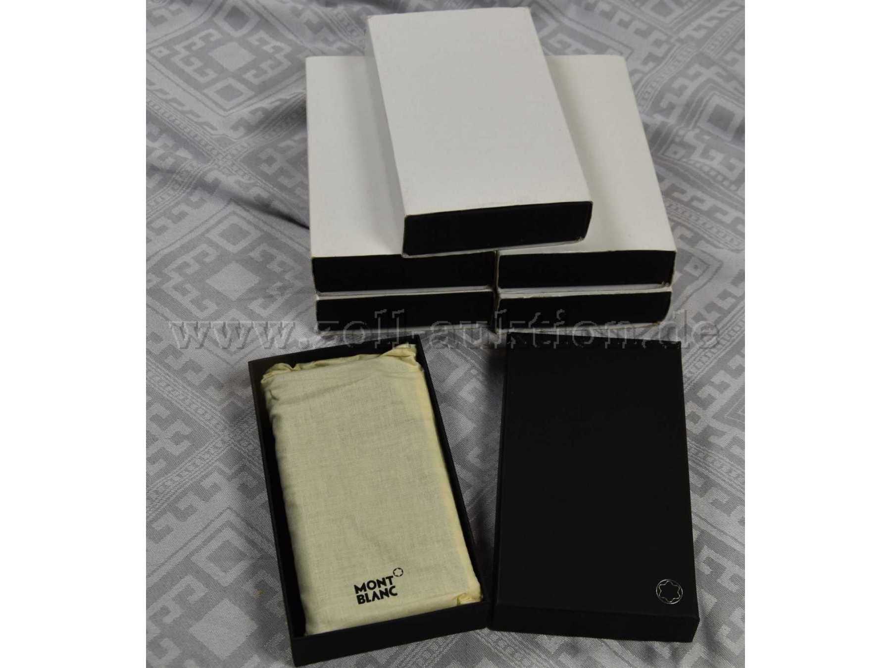 6 schwarze Flip-Side-Cover „Montblanc“  für iPhone XS Max