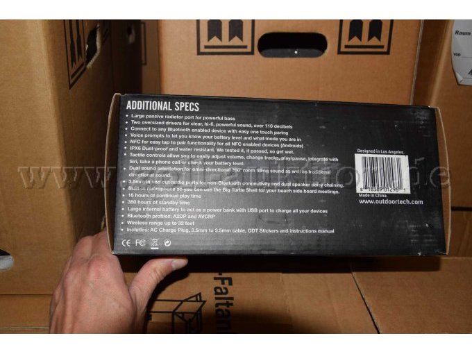 Outdoor Tech Big Turtle Shell, Beschreibung