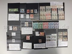 Gesamtansicht der Auktionsware der Briefmarken "Berlin"
