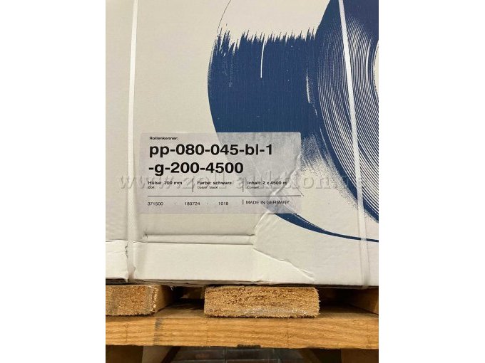 Aufkleber mit Artikelbeschreibung