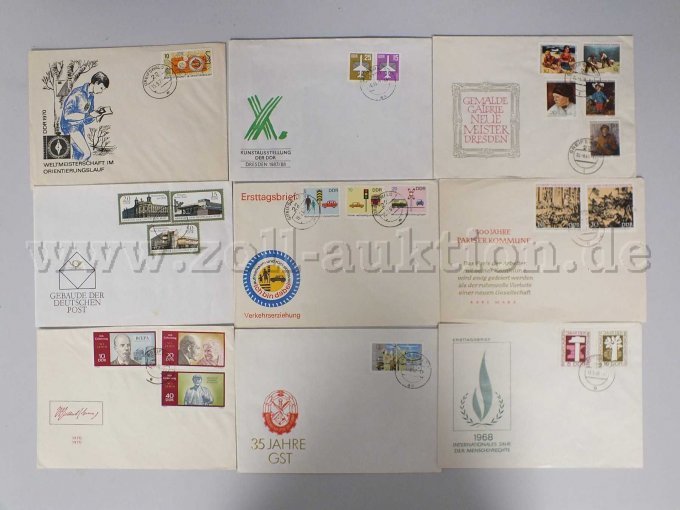Detailansicht 3 der Auktion Ersttagsbriefe DDR
