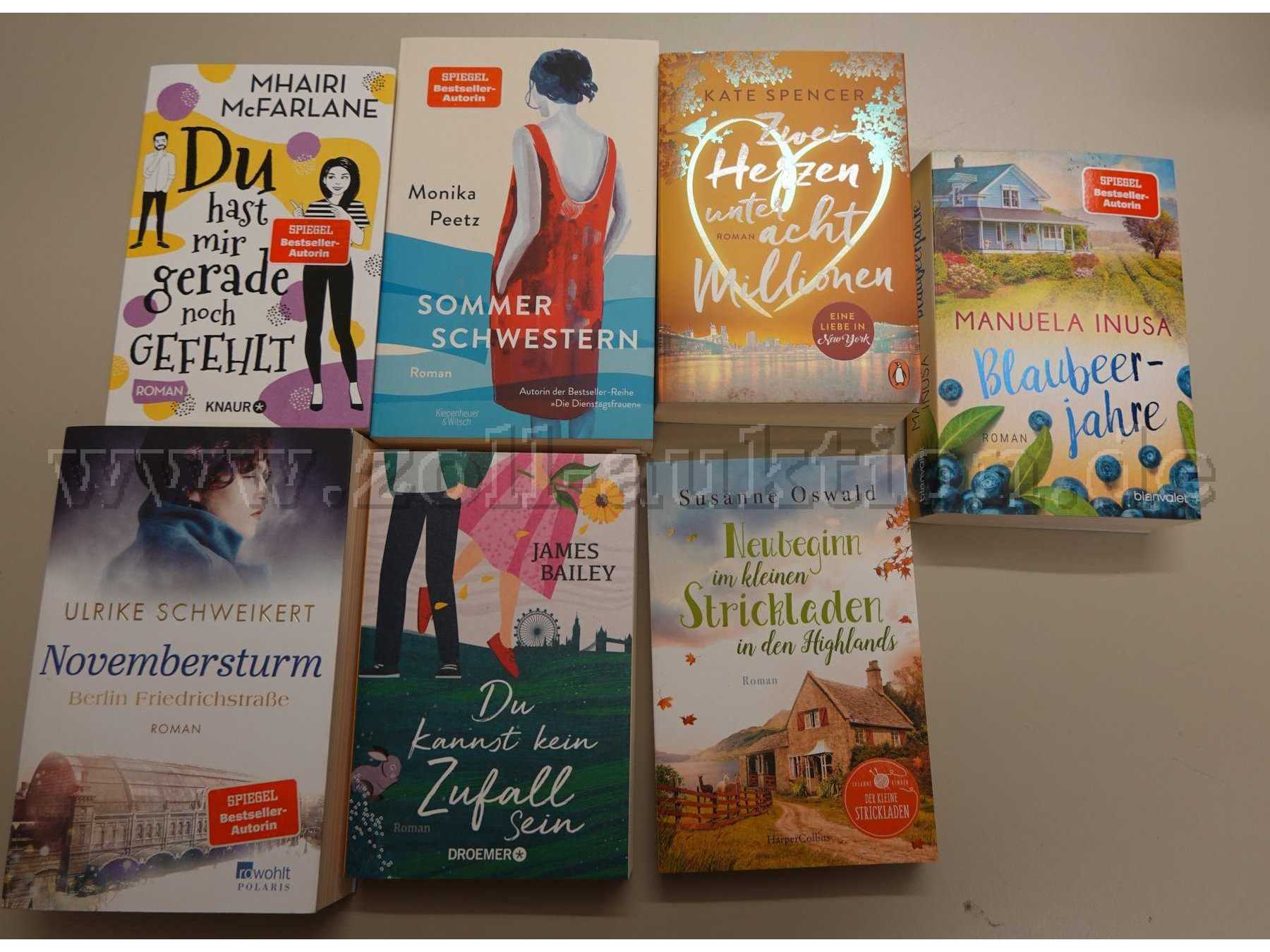 Konvolut aus 7 Büchern