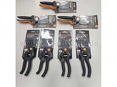 3 x Fiskars Gartenschere Modell P961
4 x Fiskars Gartenschere Modell P90