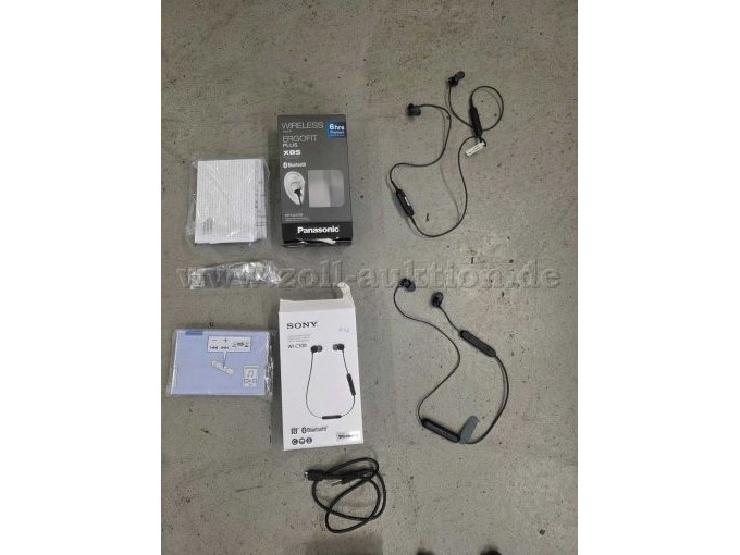 Set van 7 koptelefoons: 1 Sony WI-XB400, 4 Sony WI-C300 en 2 Panasonic RP-NJ310B – foto 4 – kavel bij Zoll-Auktion, Hamburg