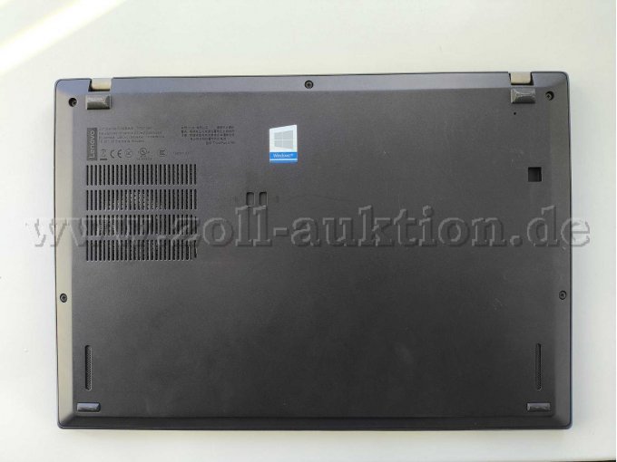 Notebook Unterseite