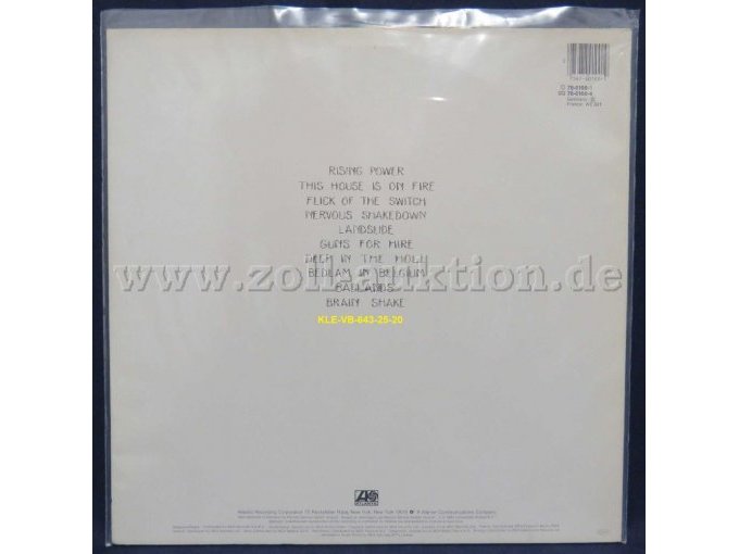 AC/DC "FLICK OF THE SWITCH"