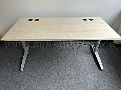 Beispielbild manuell höhenverstellbarer Schreibtisch - Draufsicht