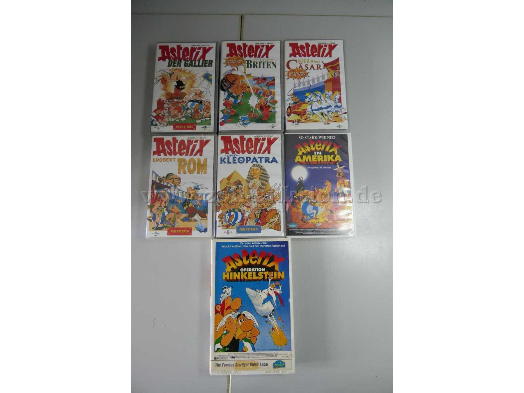 VHS Kassetten Asterix und Obelix Gesamtansicht von vorne