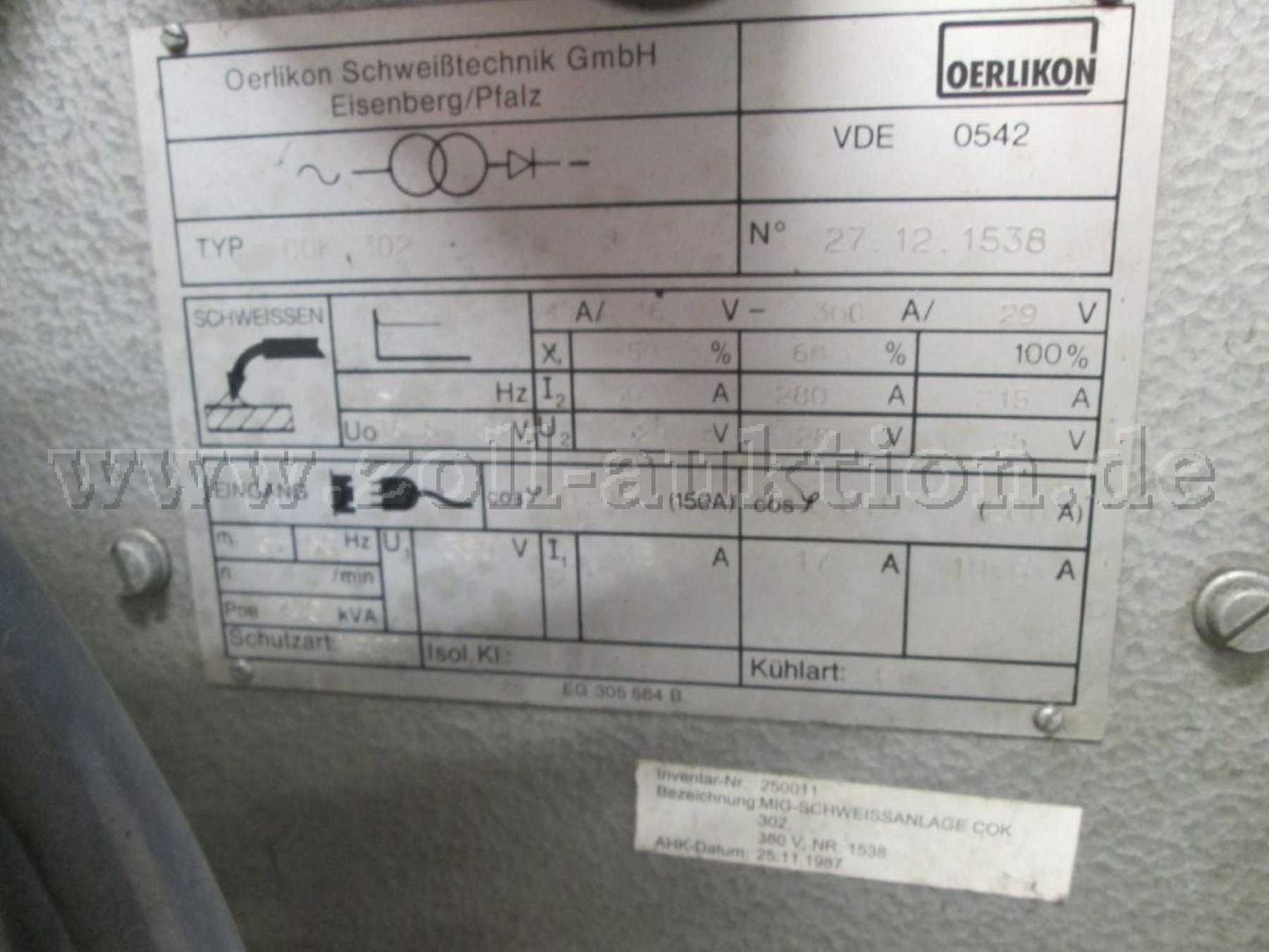 Schweißgerät Oerlikon. Alle Geräte ohne Zubehör

-Zwei Geräte ohne Drahtförderrollen

-Ein Gerät mit Drahtförderrolle welches getestet wurde (Lichtbogen zündet und Draht wird gefördert)