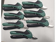 Sieben Bosch Gartenscheren.