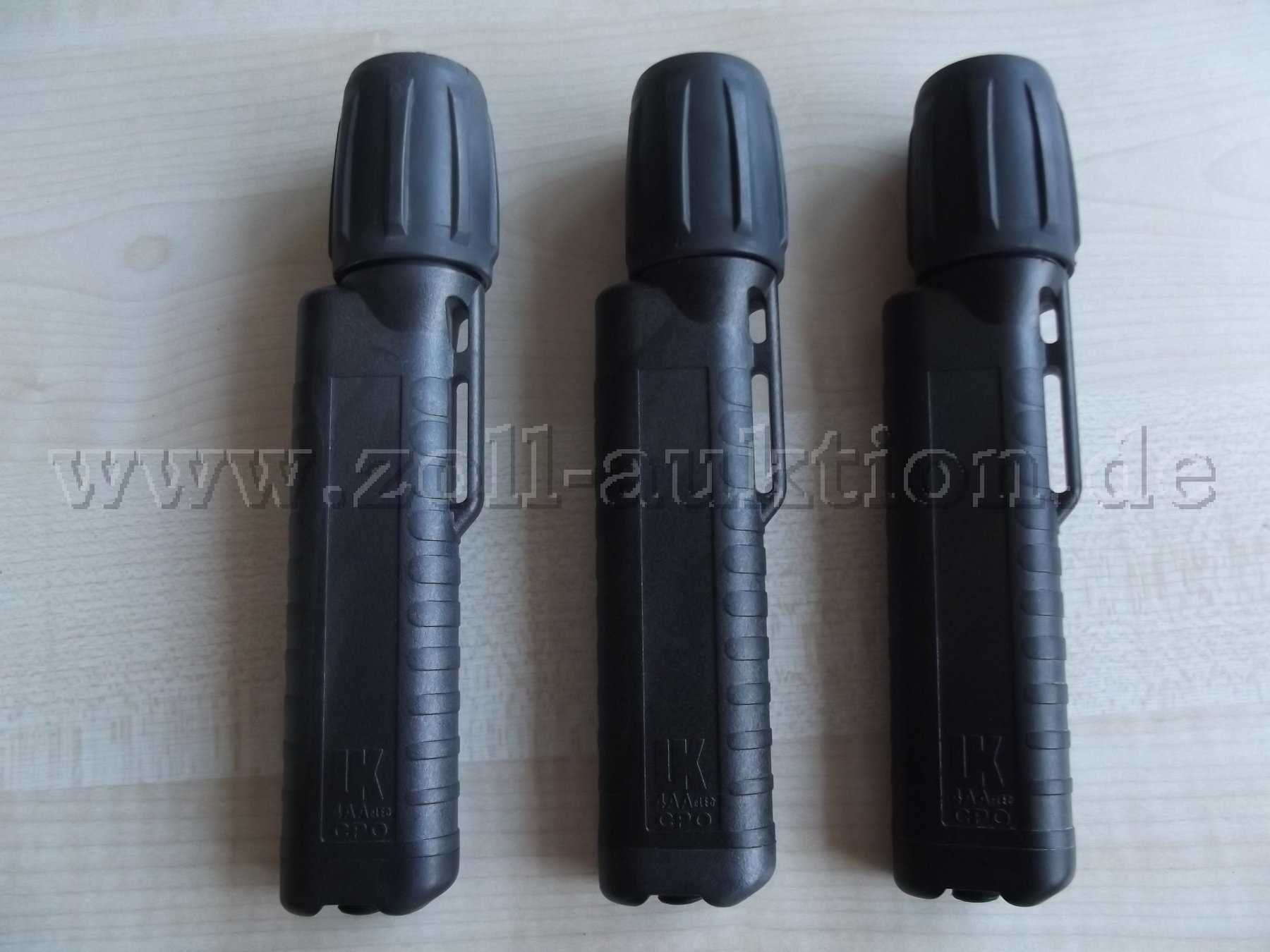 3 Taschenlampen UK4AA eLED CPO anthrazit