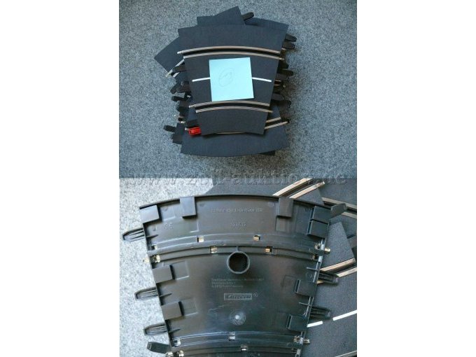 19.) Schienenteile für Steilkurve 1/30°