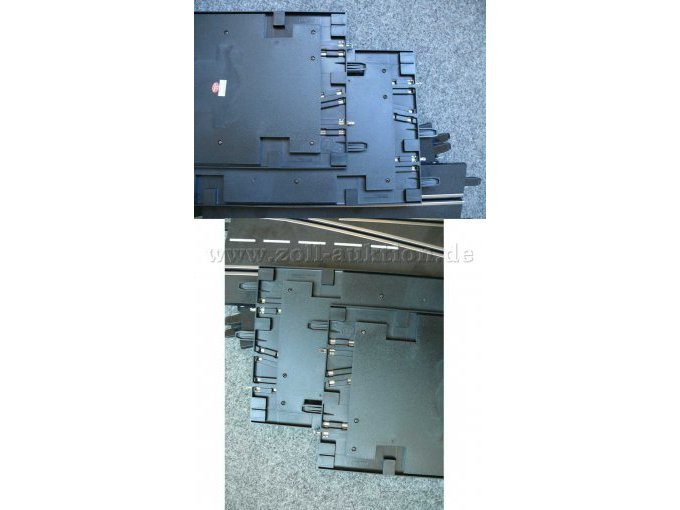 27.) Rückseite Schienenteile Weiche, 7 X links, 6 X rechts
