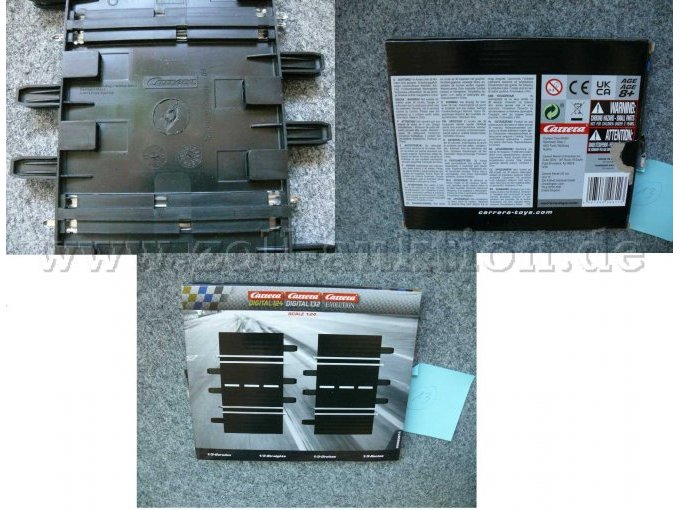 13.) OVP Vorder-Rückseite Schienenteile Standardgerade 1/3