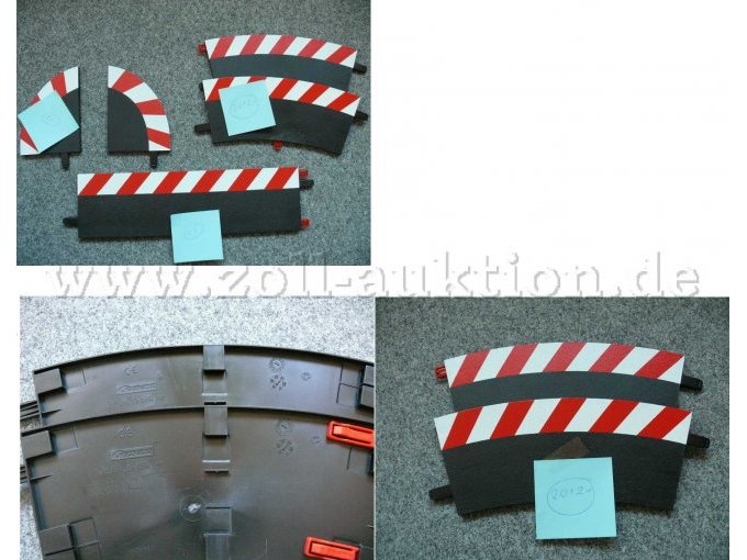 20+21.) Schienenteile Kurvenaußenrand