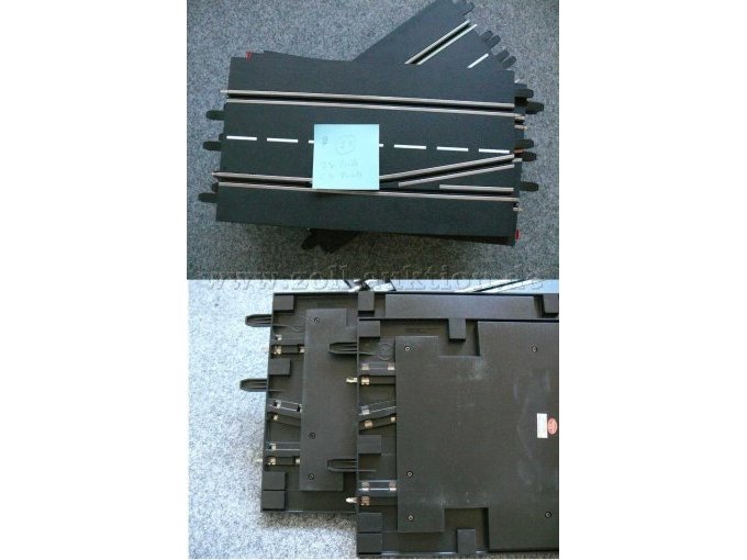 27.) Vorder-Rückseite Schienenteilen Weiche, 7 X links, 6 X rechts