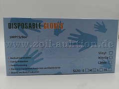 Disposable Gloves Einweghandschuhe Ansicht Vorderseite