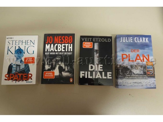 Konvolut aus 8 Büchern
Teilansicht 4 Bücher