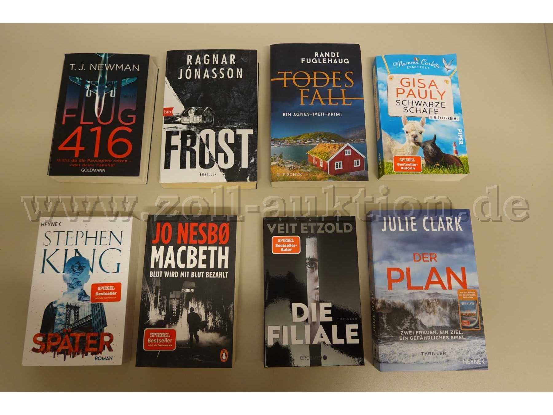 Konvolut aus 8 Büchern
Gesamtansicht von 8 Büchern