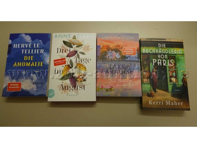 Konvolut aus 8 Büchern,
Teilansicht 4 Bücher