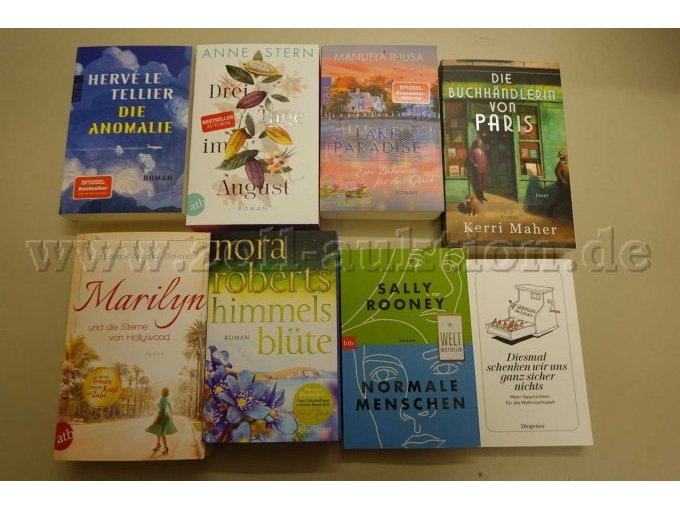 Konvolut aus 8 Büchern,
Gesamtansicht