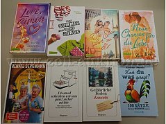 Konvolut aus 8 Büchern, Romane,