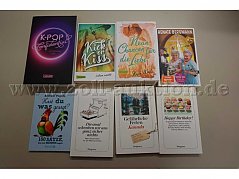 Konvolut aus 8 Büchern, Romane,