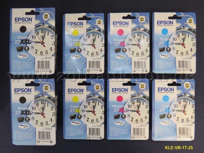 8 x EPSON Druckerpatronen