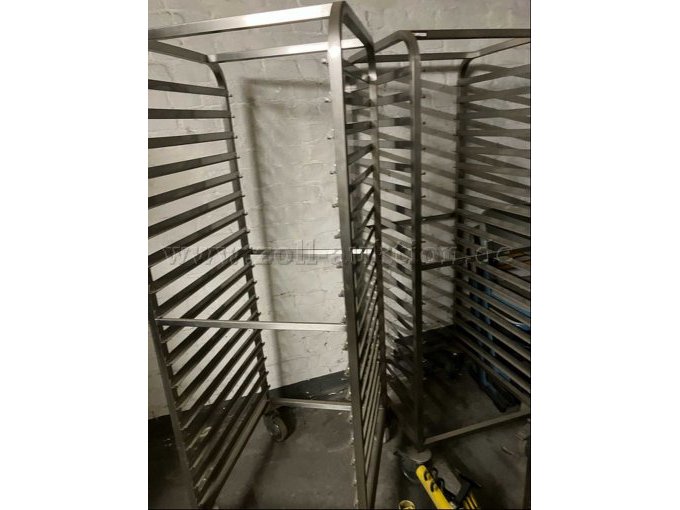 8 Gastro-Tablettwagen, roll- + fixierbar (Hersteller: HUPFER) – foto 4 – kavel bij Zoll-Auktion, Mönchengladbach