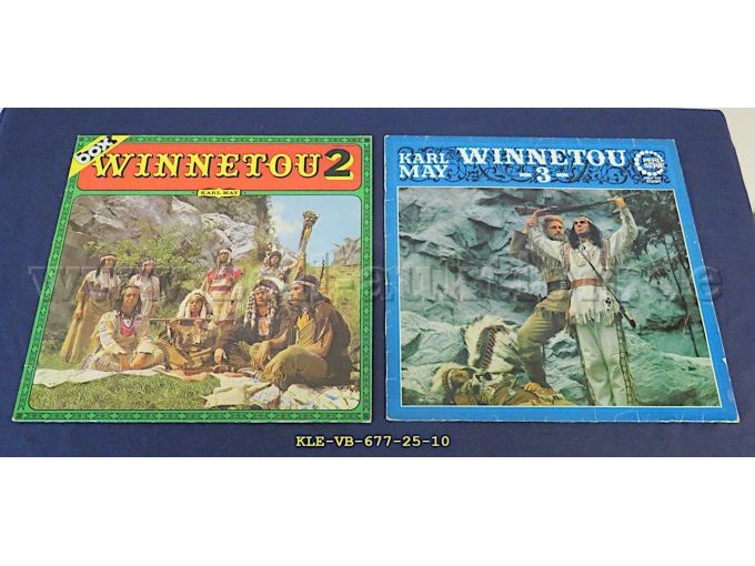 Vorderseite Cover Winnetou 2 und Winnetou 3