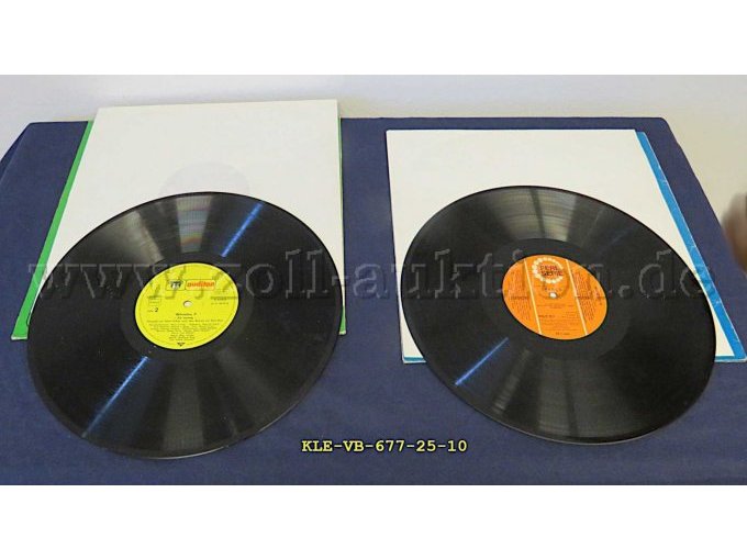 Schallplatten Winnetou 2 und Winnetou 3