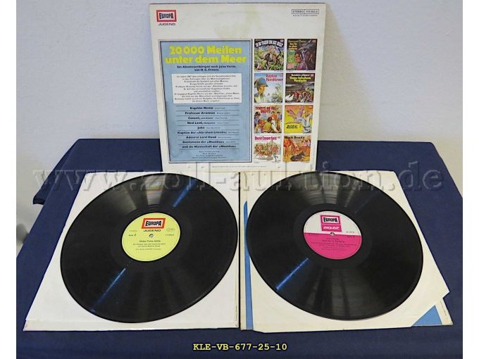 Beispiel für Platte, Cover und Hüllen