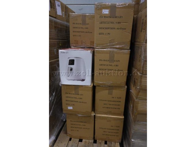 Gesamtpartie auf Palette - 24 HAUSLIEBE LF1 Airfryer (1500 W, Heißluftfritteuse, digitales Display, ohne Öl, einfach zu bedienen und reinigen, für 2-3 Personen, 3.5 Liter) weiß