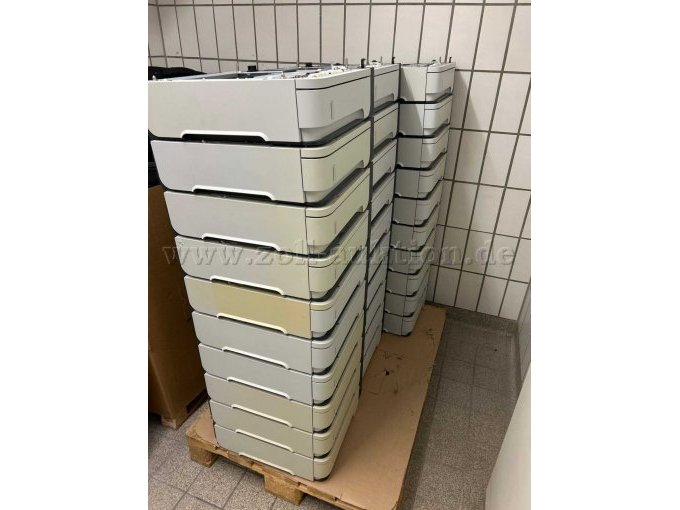 Beispielabbildung:
HP Laserjet M 600 - zusätzliche Papierfächer
