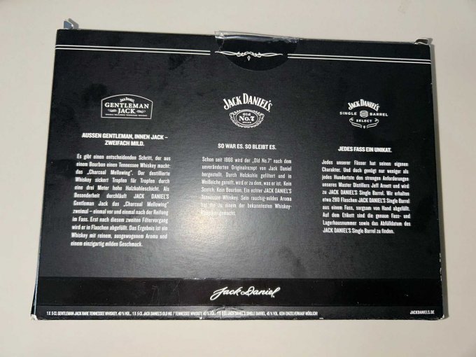 Geschenkeset von hinten.