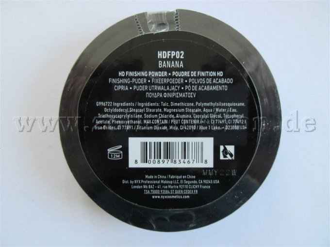 NYX Makeup Farbe 02 Artikelnummer