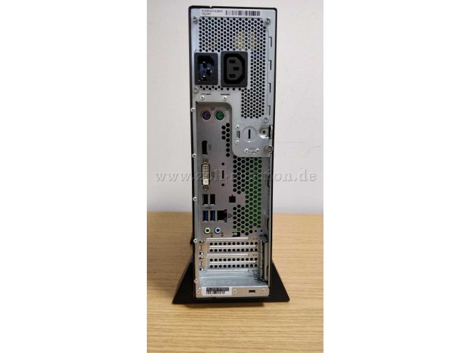 Rückansicht mit Anschlüssen